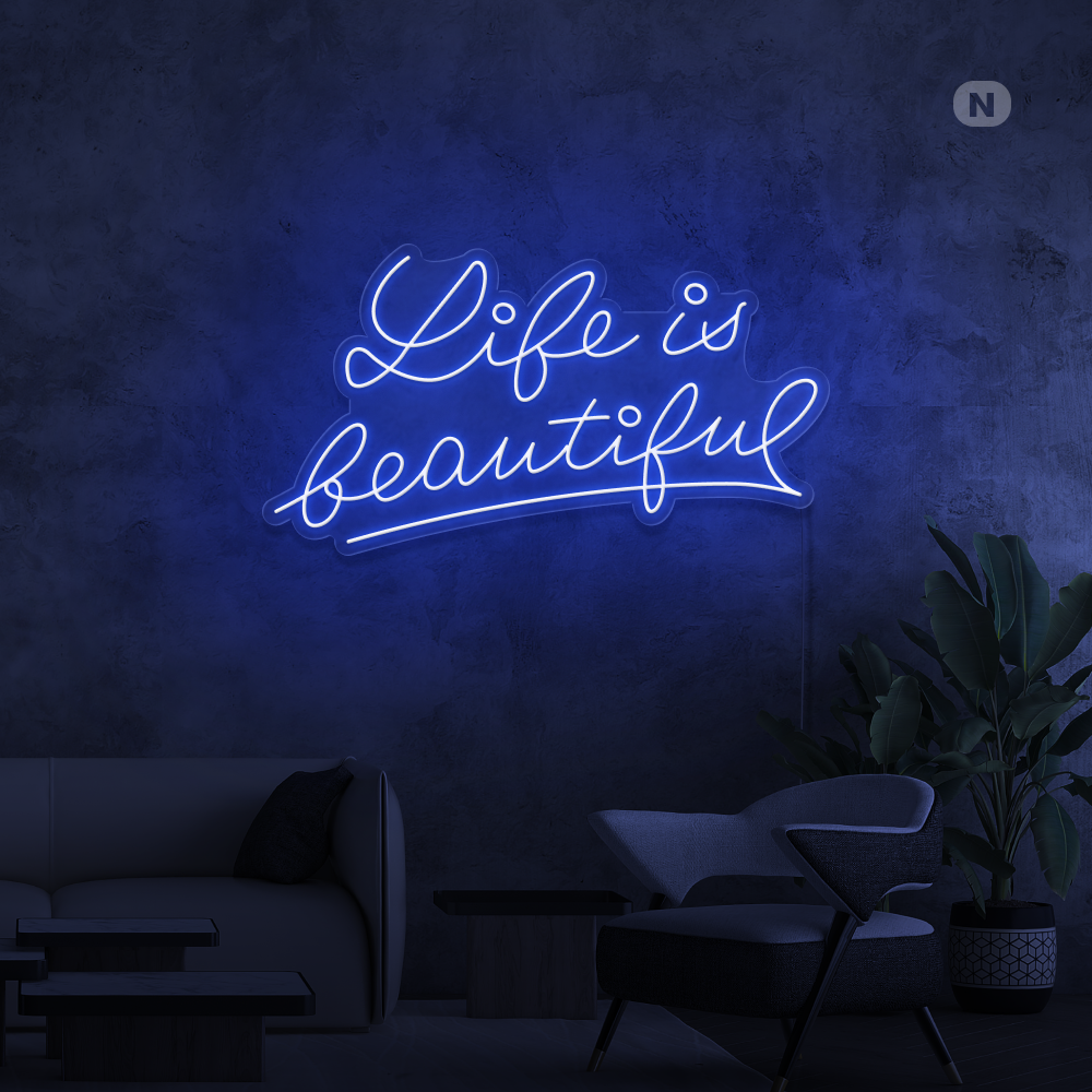 Neonskilt Life Quote 2