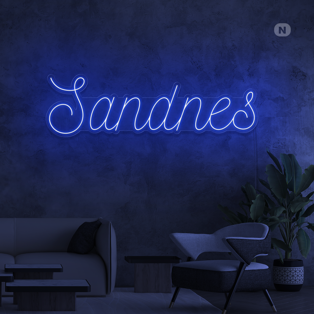 Neonskilt Sandnes