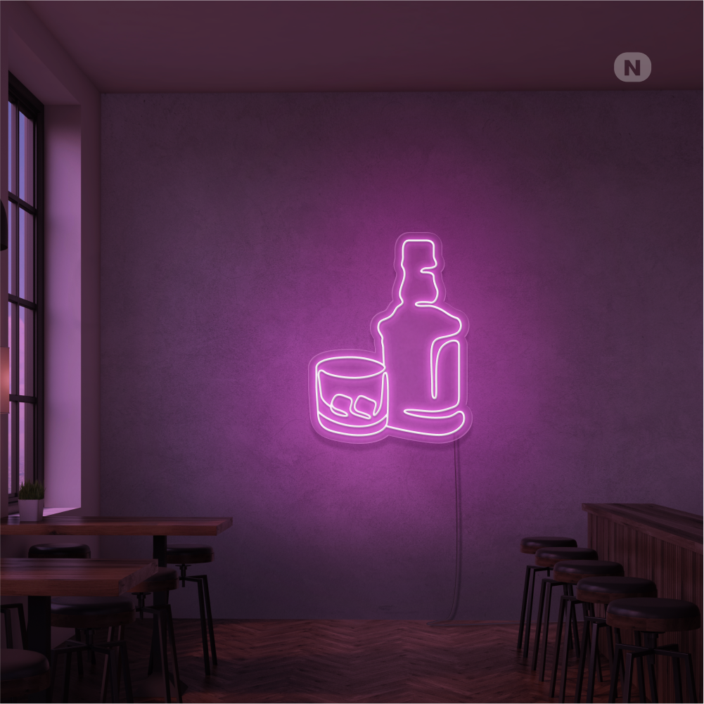 Neonskilt Whisky