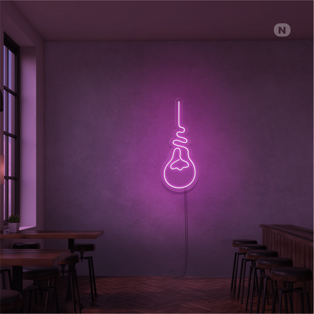 Neonskilt Light Bulb