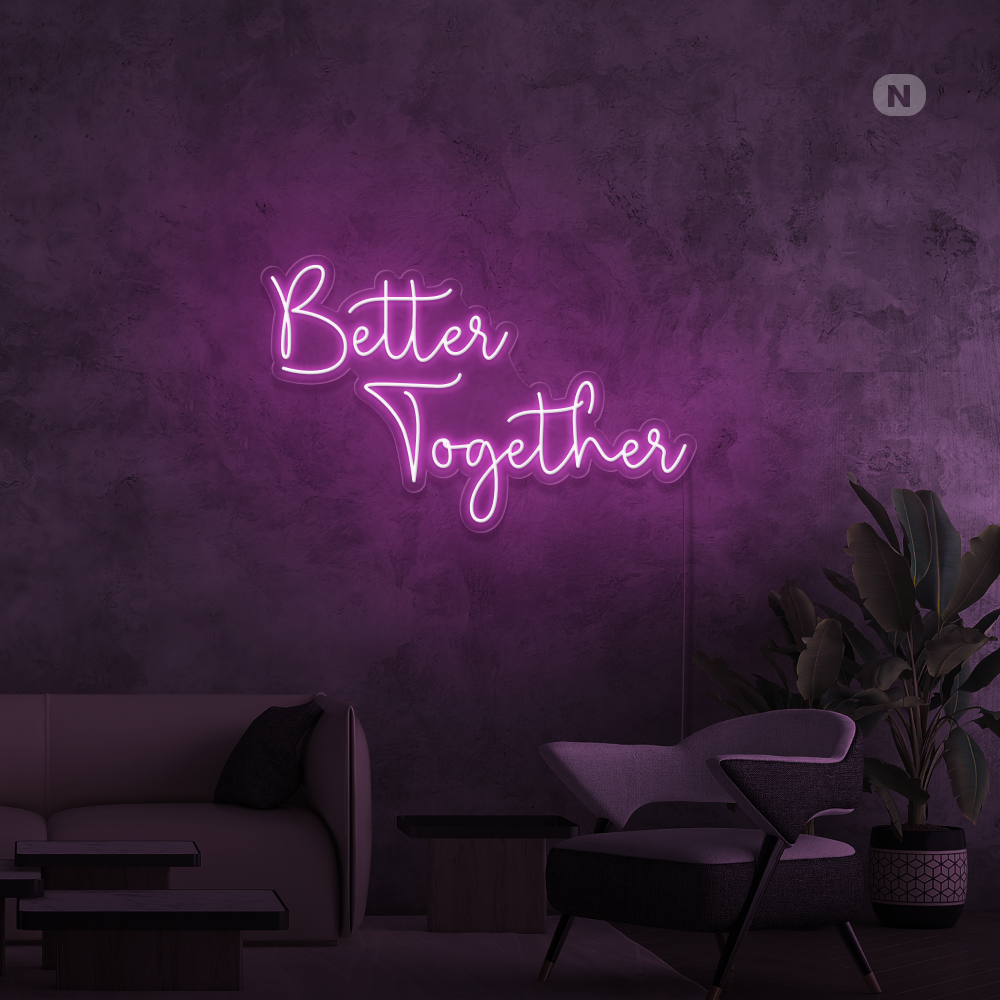 Neonskilt Better Together