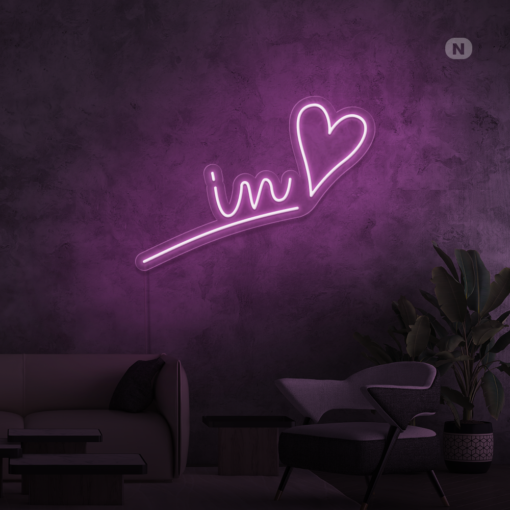 Neonskilt In Love