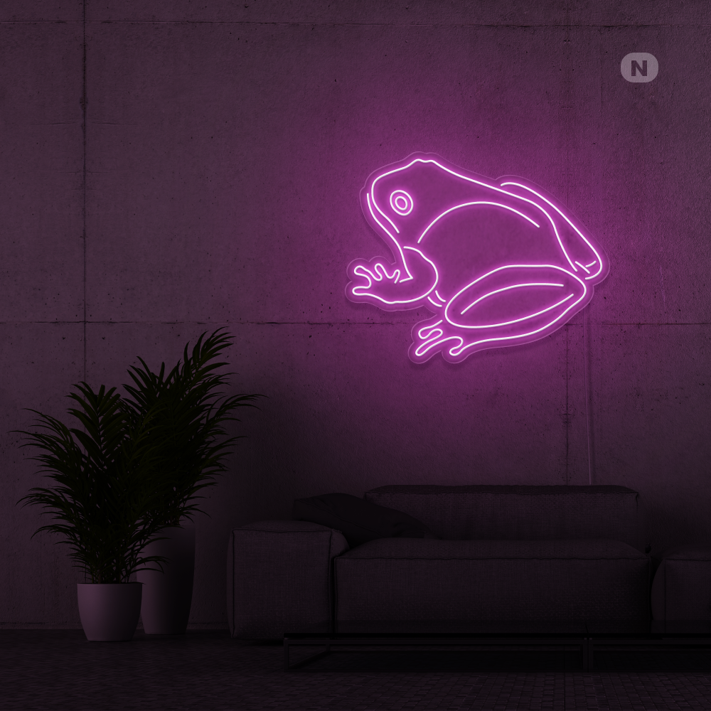 Neonskilt Frosk