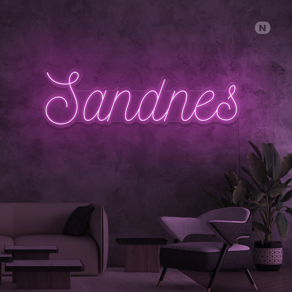 Neonskilt Sandnes