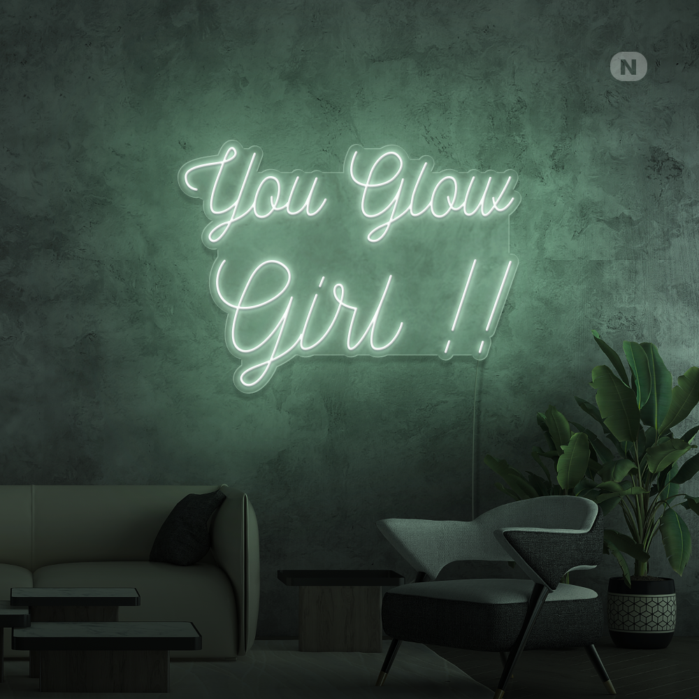 Neonskilt You Glow Girl