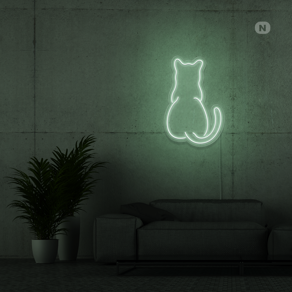 Neonskilt Katt