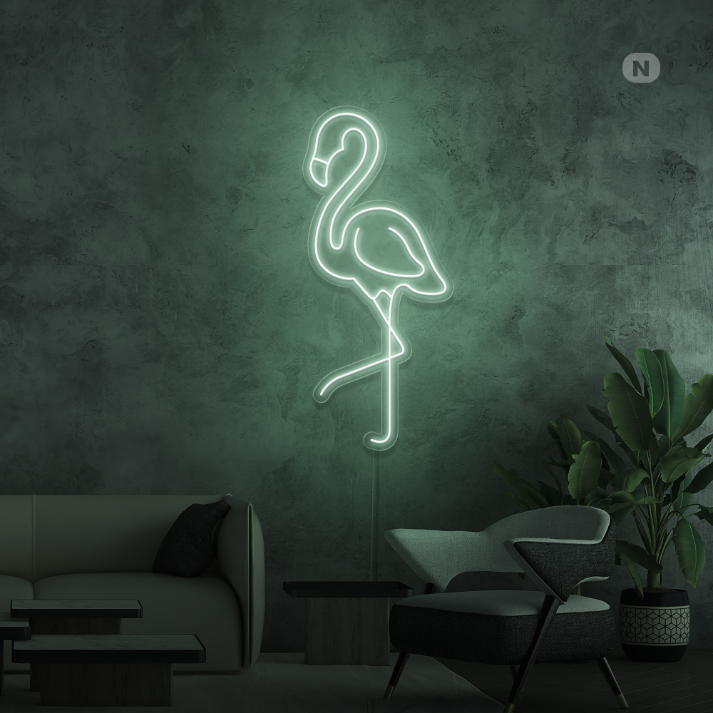Neonskilt Flamingo
