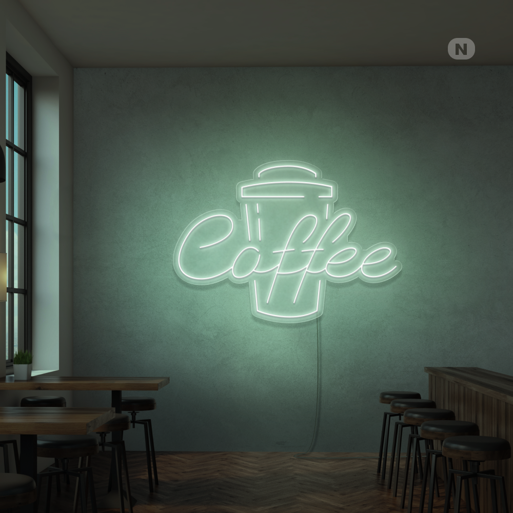 Neonskilt Kaffe