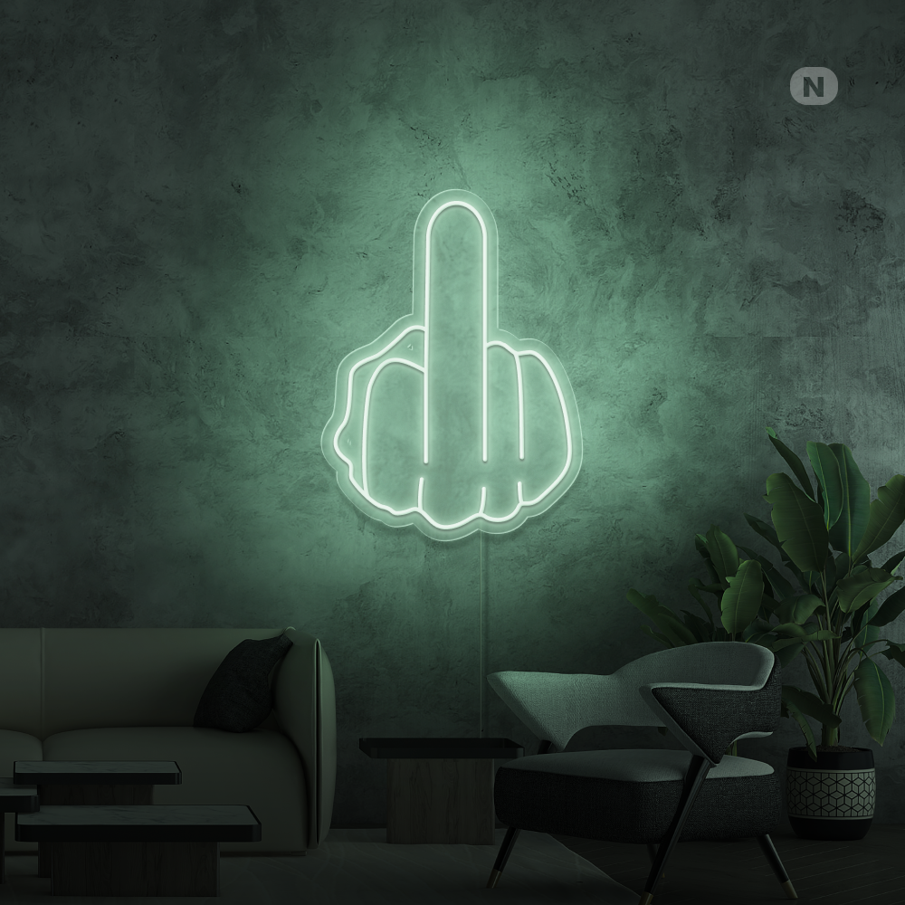 Neonskilt Langfingeren