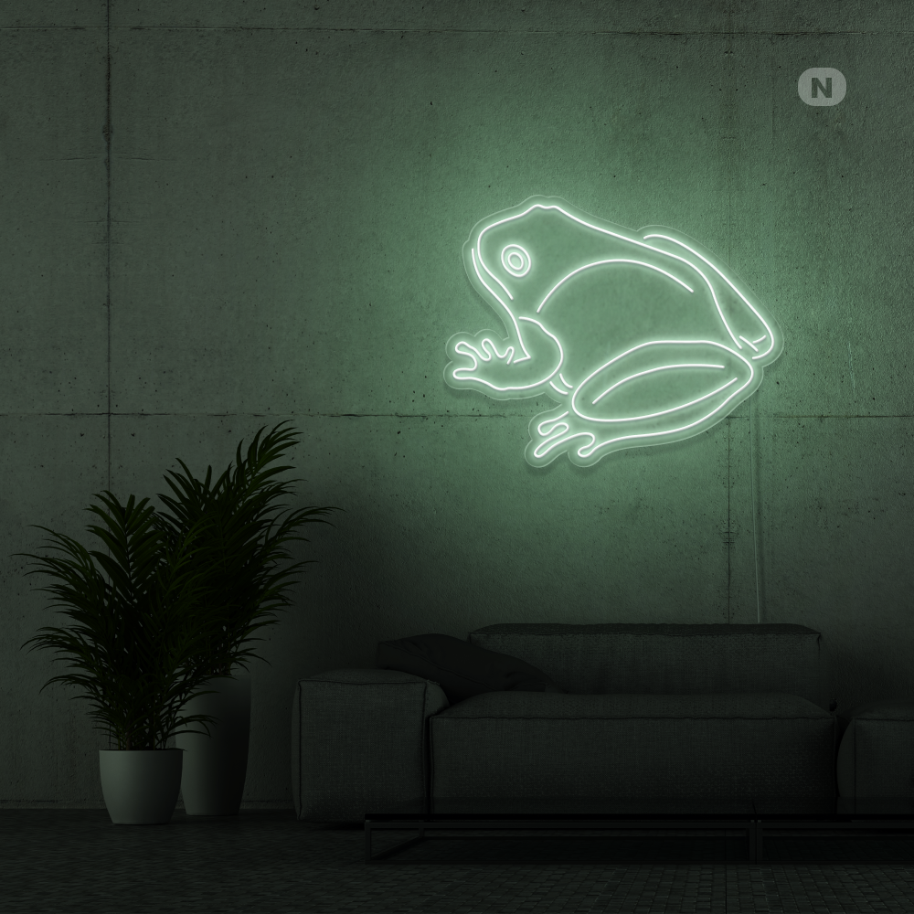 Neonskilt Frosk