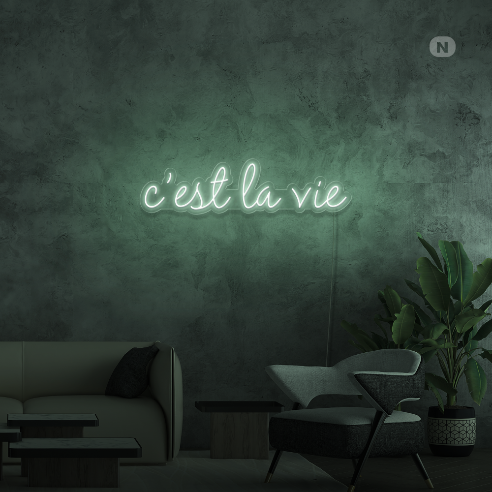 Neonskilt cestlavie