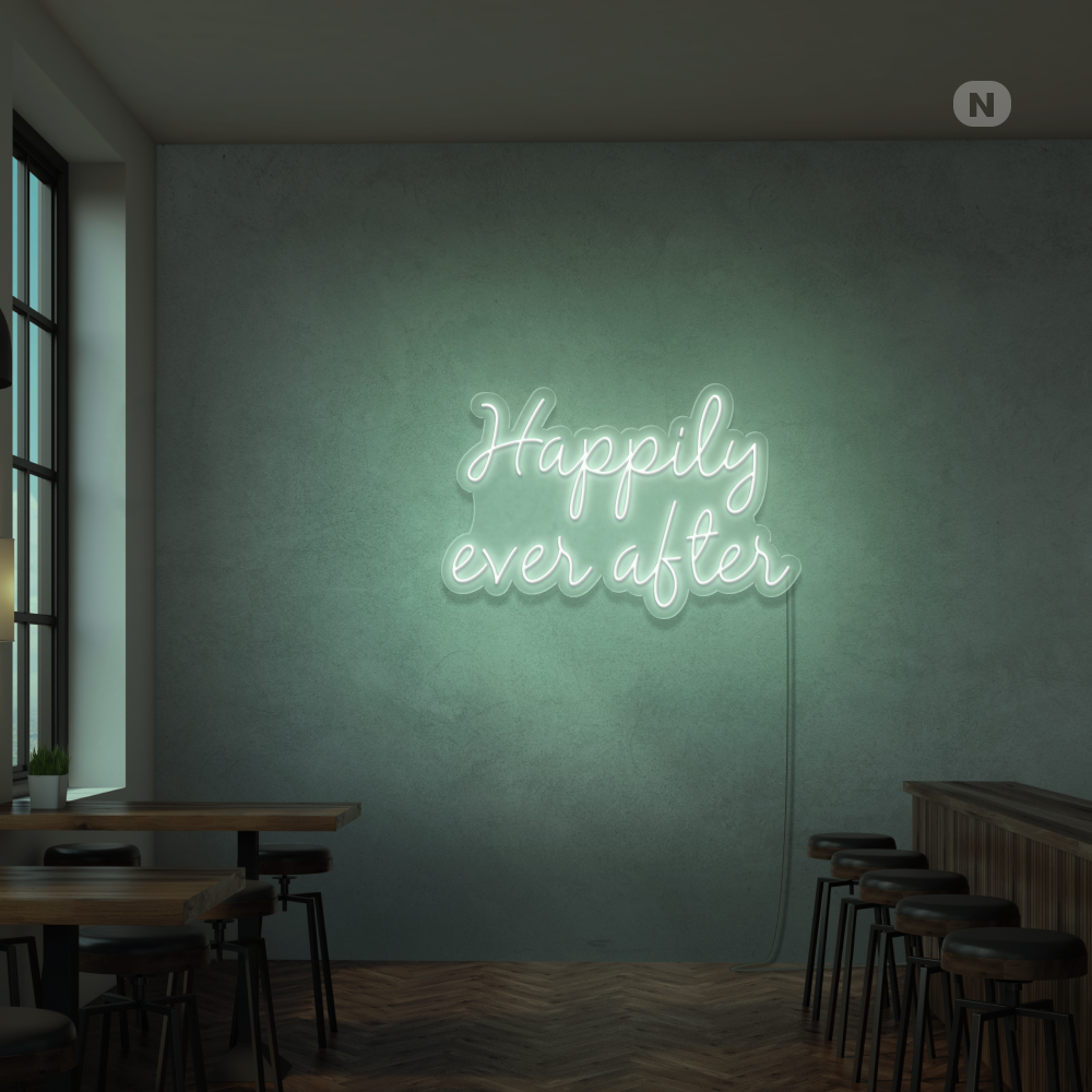 Neonskilt Happily ever after