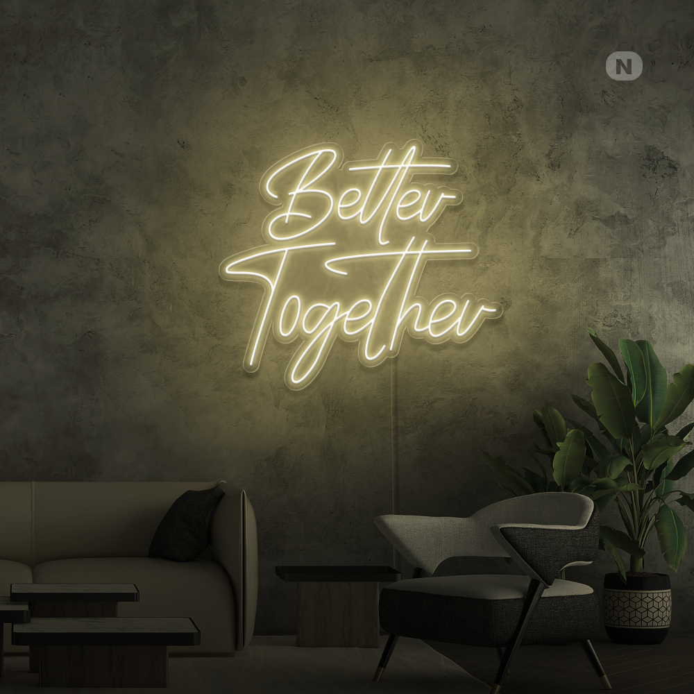 Neonskilt Better Together
