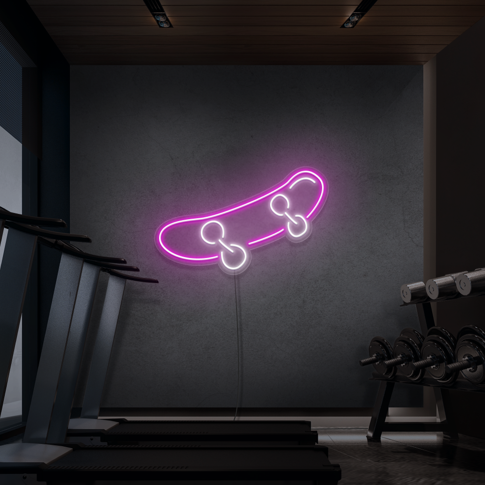 Neonskilt Skateboard